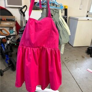 Pink Halter Kids Dress